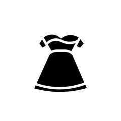 Dress Fashion Female Solid Icon