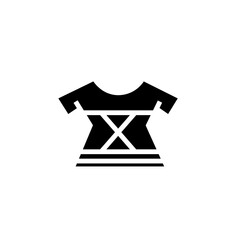 Clothing Fashion Women Solid Icon