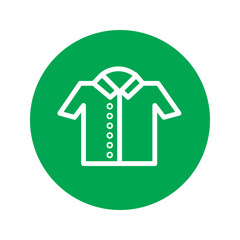 Dress Fashion Shirt Solid Icon