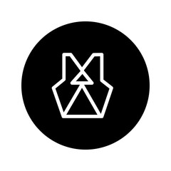 Dress Fashion Shirt Solid Icon