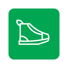 Fashion Foot Footwear Solid Icon