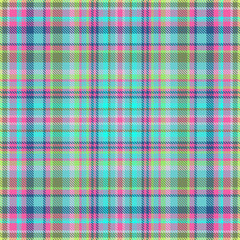 Textile texture seamless of fabric vector pattern with a tartan plaid background check.