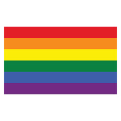 LGBT flag illustration