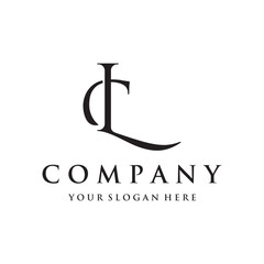 Luxury and modern monogram Initial Letter CL , LC , L , C monogram Logo design.Logo for business, business card or identity and company.