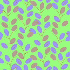 Cartoon style seamless pattern