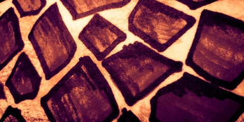 Black Giraffe Spots. 3d Animal Designes. Cows Pattern. Dark Animal Giraffe Pattern. Safari Texture. Dalmatian Skin. Sepia Cow Print Textures. © Alina