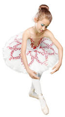 Young Girl Dances Ballet in dress © BillionPhotos.com