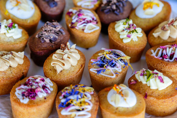 cupcakes on a plate