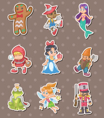Naklejka premium story people stickers