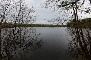 impressions from a hike around a peaceful lake