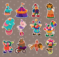 circus stickers