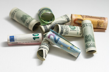 the role of the dollar and the euro