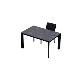 diner table isolated on white background, 3D illustration, cg render