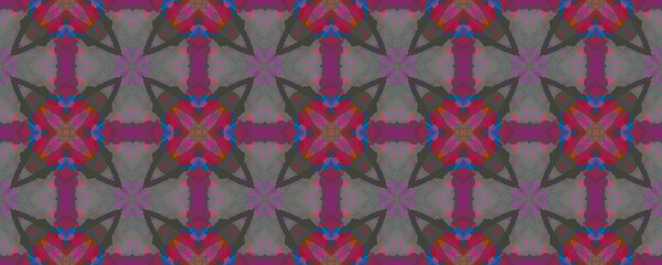 Pink Tile Wall. Floral Ceramic. Mosaic Tile Wall.