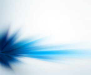 Abstract editable vector background of a blue motion blur made using a gradient mesh
