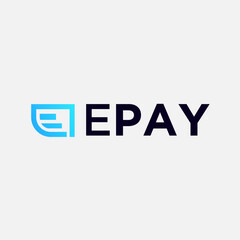 Epay Modern online Paying for your digital accounts, E-wallet logo template