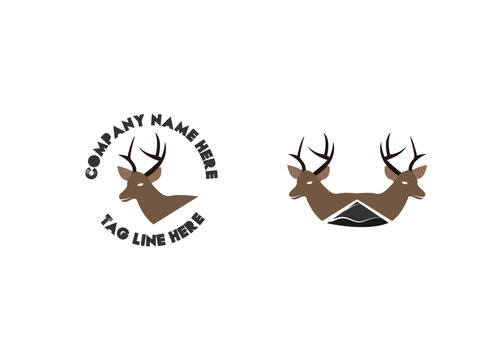 deer logo vector design for a company, Deer Logo Vector Art, Icons, and Graphics for Free Download