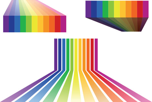 colorful stripes background, vector design elements