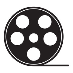 Video Camera Film Tape Reel vector