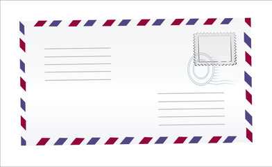 Blank postcards isolated in high resolution