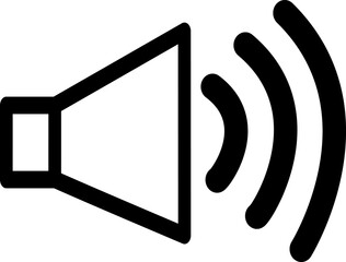 Speakers vector icon. symbol for computer and mobile vector website. Replaceable vector design.