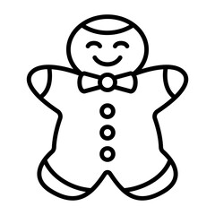 perfect tea time treats vector line icon design, Bakery and Breadsmith symbol, Cuisine Maestro sign, food connoisseur stock illustration, Gingerbread Biscuits concept