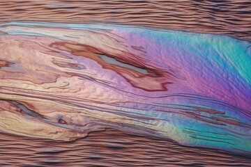 Abstract soft pastel iridescent painted wood texture. concept art wallpaper, Generative AI