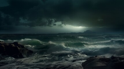 Obraz premium Stormy Sea