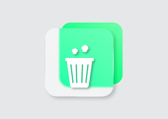 Recycle icon vector