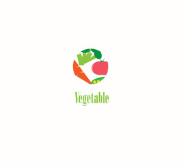 Vegetable logo or illustration