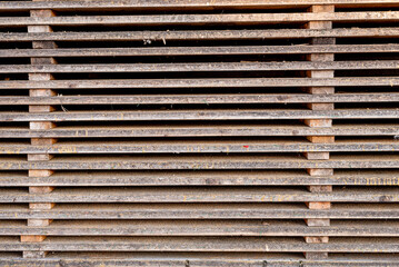 stack of wooden boards