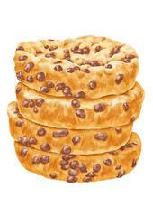Cookies delicious food illustration 