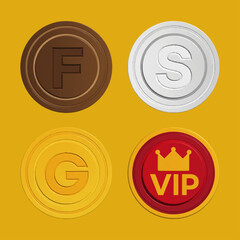 등급, 승급, 등수, 순위, 메달, 금, 은, 동, vip, 단계, 체육대회, 대회, 학교, 오락실, 게임, 픽토그램, 왕관, 회원, 실버, 골드, 브이아이피, 랭킹,3d,그래픽	
