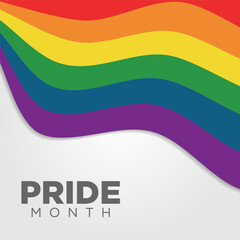 pride month social media post background