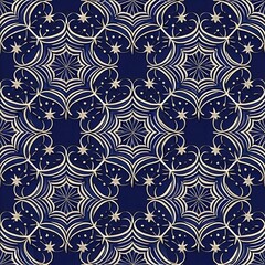 seamless pattern with flowers, ai generated, generative ai