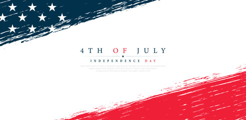 USA 4th of July, Independence Day USA, Vector illustration