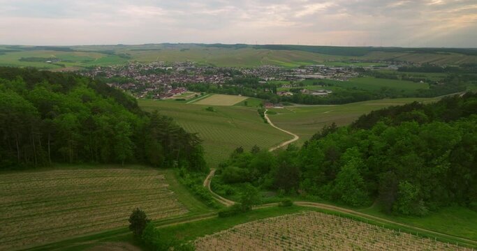 Chablis is a town and commune in the Yonne department of the Franche-Comte region of Burgundy. Situated in the valley of the Seran River