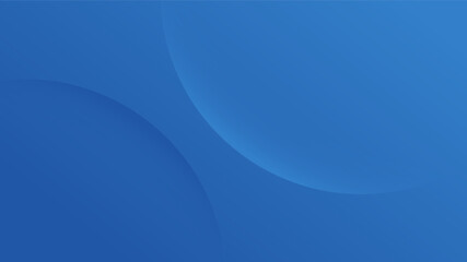 Modern Abstract Background with Motion Round Circle Wave and Blue Gradient Color