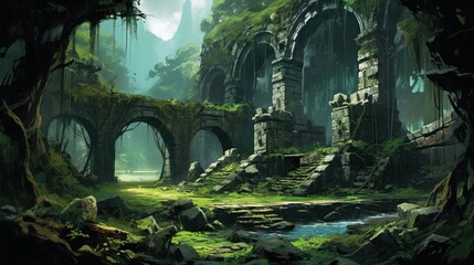 Fantasy Ruins Artwork