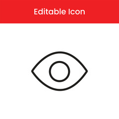 Eye icon, Eye outline icon, Eye vector icon