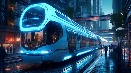 AI-Controlled Futuristic Transportation