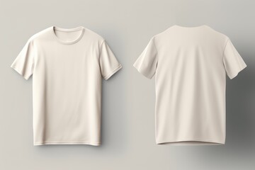 Naklejka premium Black tshirt with copy space on blue background, created using generative ai technology