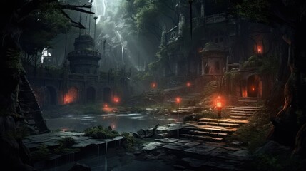 Game Art Mysterious Places