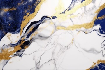 Close up of black and white marble with veins background, created using generative ai technology