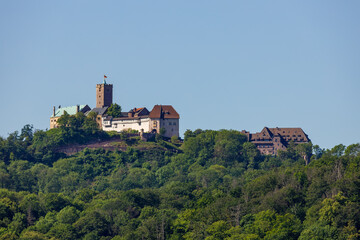 Fototapeta na wymiar The Wartburg Castle at Eisenach