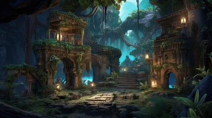 Game Art Mysterious places