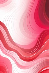 Close up of red to white seamless wave pattern, created using generative ai technology