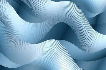 Close up of blue to grey seamless wave pattern, created using generative ai technology