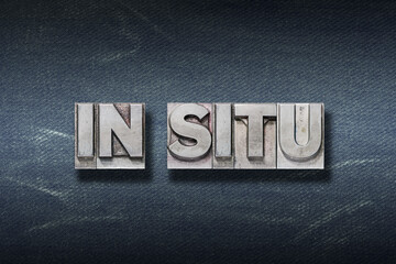 Obraz premium in situ Latin den