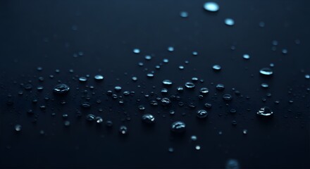Fondo cristalino de gotas de agua y burbujas de gel